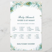 Editable Baby Animal Match, Where is Mama w Answer (Voorkant)