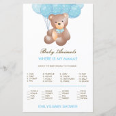 Editable Baby Animal Match, Where is Mama w Answer (Voorkant)