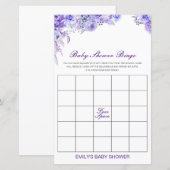 Editable Baby Bingo Baby shower Game PRINTED (Voorkant / Achterkant)