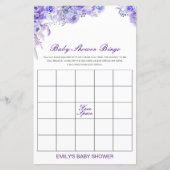 Editable Baby Bingo Baby shower Game PRINTED (Voorkant)