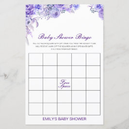Editable Baby Bingo Baby shower Game PRINTED