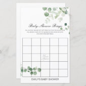 Editable Baby Bingo Baby shower Game PRINTED (Voorkant / Achterkant)
