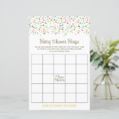 Editable Baby Bingo Baby shower Game PRINTED (Staand voorkant)