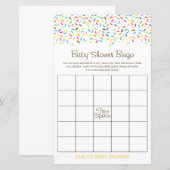 Editable Baby Bingo Baby shower Game PRINTED (Voorkant / Achterkant)