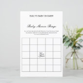 Editable Baby Bingo Baby shower Game PRINTED (Staand voorkant)