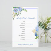 Editable Baby Word Scramble with Answer (Staand voorkant)