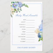 Editable Baby Word Scramble with Answer (Voorkant)