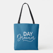 Editable Background Color Modern Day Dreamweaver Tote Bag (Achterkant)