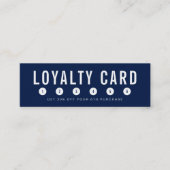 Editable Background Color Simple Loyalty-Kaart Klantenkaartje (Voorkant)