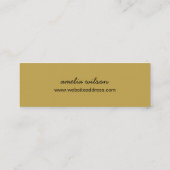 Editable Background Color Simple Loyalty-Kaart Klantenkaartje (Achterkant)