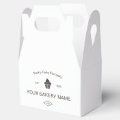 Editable Bakery Business Bedankdoosjes (Geopend)