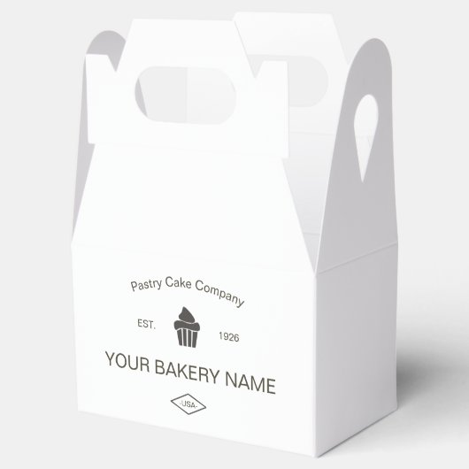 Editable Bakery Business Bedankdoosjes (Geopend)