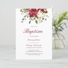 Editable Baptism Invitation, Custom Baptism Invita Kaart