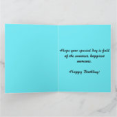 Editable Birds in a Tree Greeting Kaart (Binnen)