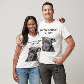 Editable Black Pitbull T-shirt (Unisex)