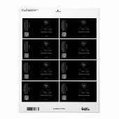 Editable Black Soap Packaging Labels (Full Sheet)