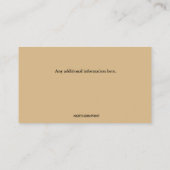 Editable Blacksmith Visitekaartje (Achterkant)