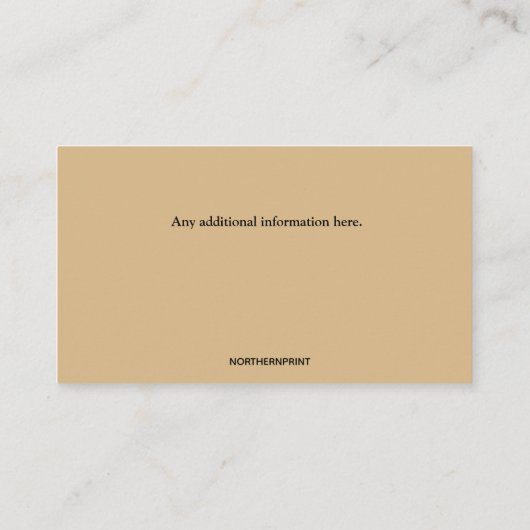 Editable Blacksmith Visitekaartje (Achterkant)