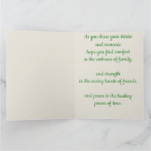 Editable Blue Butterfly and Flowers Kaart (Binnen)