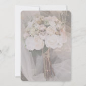 Editable Boho Neutral Wedding Invitation Template Kaart (Achterkant)