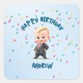 Editable Boss Baby Sticker (Voorkant)