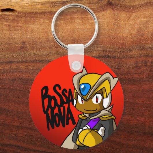 Editable Bossa Nova Sleutelhanger (Voorkant)