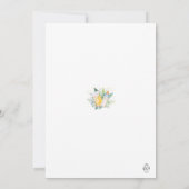 Editable Boy is Brouwen Baby shower Invitation Kaart (Achterkant)