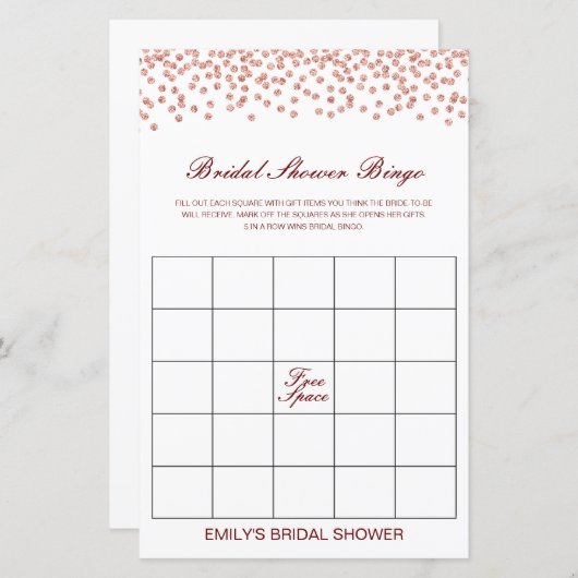 Editable Bridal Bingo Vrijgezellenfeest Game PRINT (Voorkant / Achterkant)