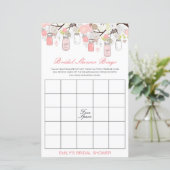Editable Bridal Bingo Vrijgezellenfeest Game PRINT (Staand voorkant)