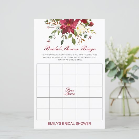 Editable Bridal Bingo Vrijgezellenfeest Game PRINT (Staand voorkant)