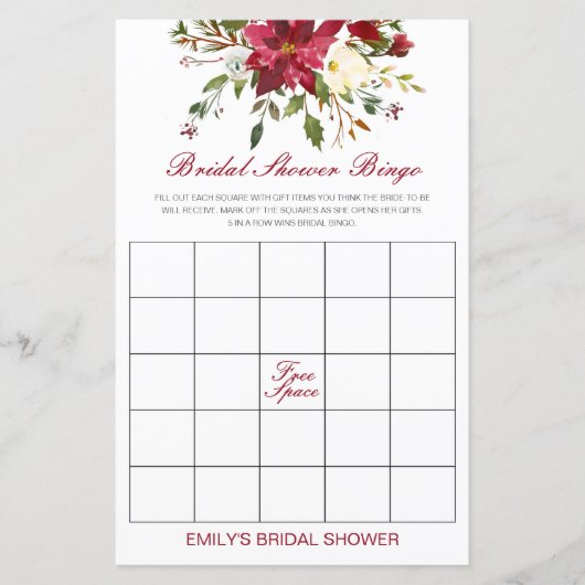 Editable Bridal Bingo Vrijgezellenfeest Game PRINT (Voorkant)