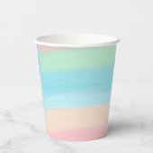 Editable Capybara Birthday Party Cup  Papieren Bekers (Achterkant)