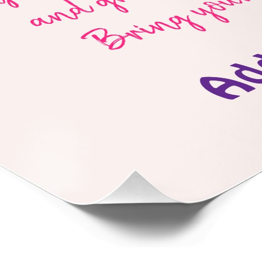 Editable Cherry Blossom Picnic Poster  (Hoek)