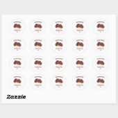 Editable Chestnut Jam Label Sticker (Vel)