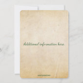 Editable Christmas Candy Cane Bough and Sleigh Kaart (Achterkant)