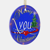 EDITABLE CHRISTMAS ORNAMENT - VERANDERING U (Rechts)