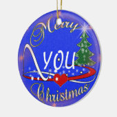EDITABLE CHRISTMAS ORNAMENT - VERANDERING U (Links)