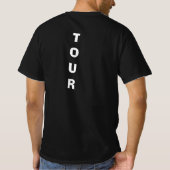 EDITABLE CICLISMO DE FRANCIA COLORES TDF T-SHIRT (Achterkant)