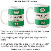 Editable Classic Retro Paperback Book Cover Green Koffiemok