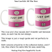 Editable Classic Retro Paperback Book Cover Pink  Koffiemok