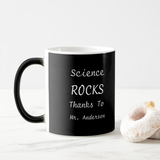 Editable Classroom Teacher Name Persoonlijke Gift Magische Mok (Met donut)