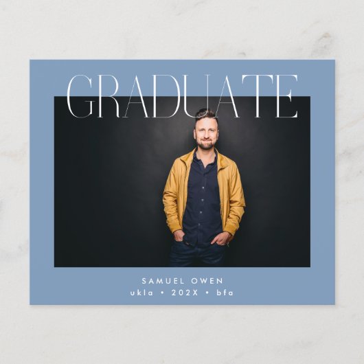 Editable College Afstuderen Multi Photo Afstuderen (Voorkant)