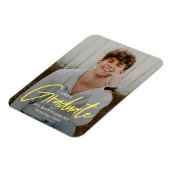 EDITABLE COLOR Afstuderen Magnet, geslepen Word Magneet (Linkerzijde)