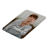 EDITABLE COLOR Afstuderen Magnet, geslepen Word Magneet (Linkerzijde)