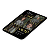 EDITABLE COLOR Afstuderen Magnet met styling galer Magneet (Linkerzijde)