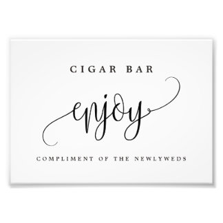 Editable COLOR and SIZE Food Sign LCC Foto Afdruk