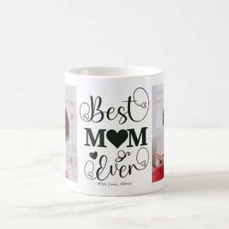 Editable Color Best Mom Ever Photo Mother's Day Koffiemok