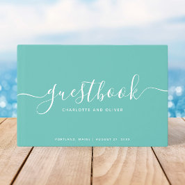 Editable Color Calligraphy Script Event of Wedding Gastenboek
