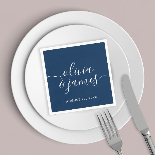 Editable Color Calligraphy Script Wedding Servet