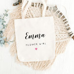 EDITABLE COLOR Custom Wedparty Tas<br><div class="desc">Een eenvoudig schattige,  persoonlijke canvas tas die zowel stijlvol als functioneel is. Volledig bewerkbare kleur,  inclusief de hartkleur. Ontwerp © Berry Berry Sweet. Bezoek onze website www.berryberrysweet.com voor overeenkomende objecten en meer stijlvolle design.</div>